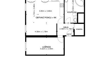 Prodej bytu 2+kk v Měšicích u Prahy